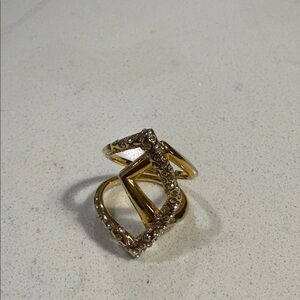 Alexis Bittar Gold Crystal Ring